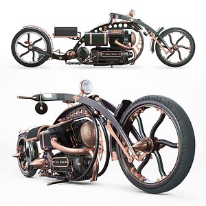 vehicle motorcycle moto 3D model