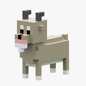 Voxel Goat