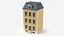 3D model Cartoonish Classic Apartment Building Low Poly 3D Model Bundle