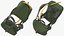 Paratrooper Parachute Backpack Worn
