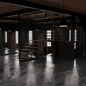 3D model Loft Interior