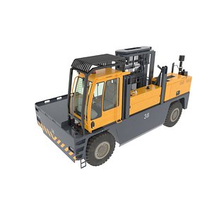 Baumann Forklift Truck GS 150 Model Rigged for Cinema 4D