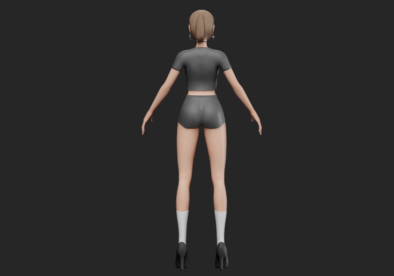 Anime Basic Girl V23169 Model - TurboSquid 2272480