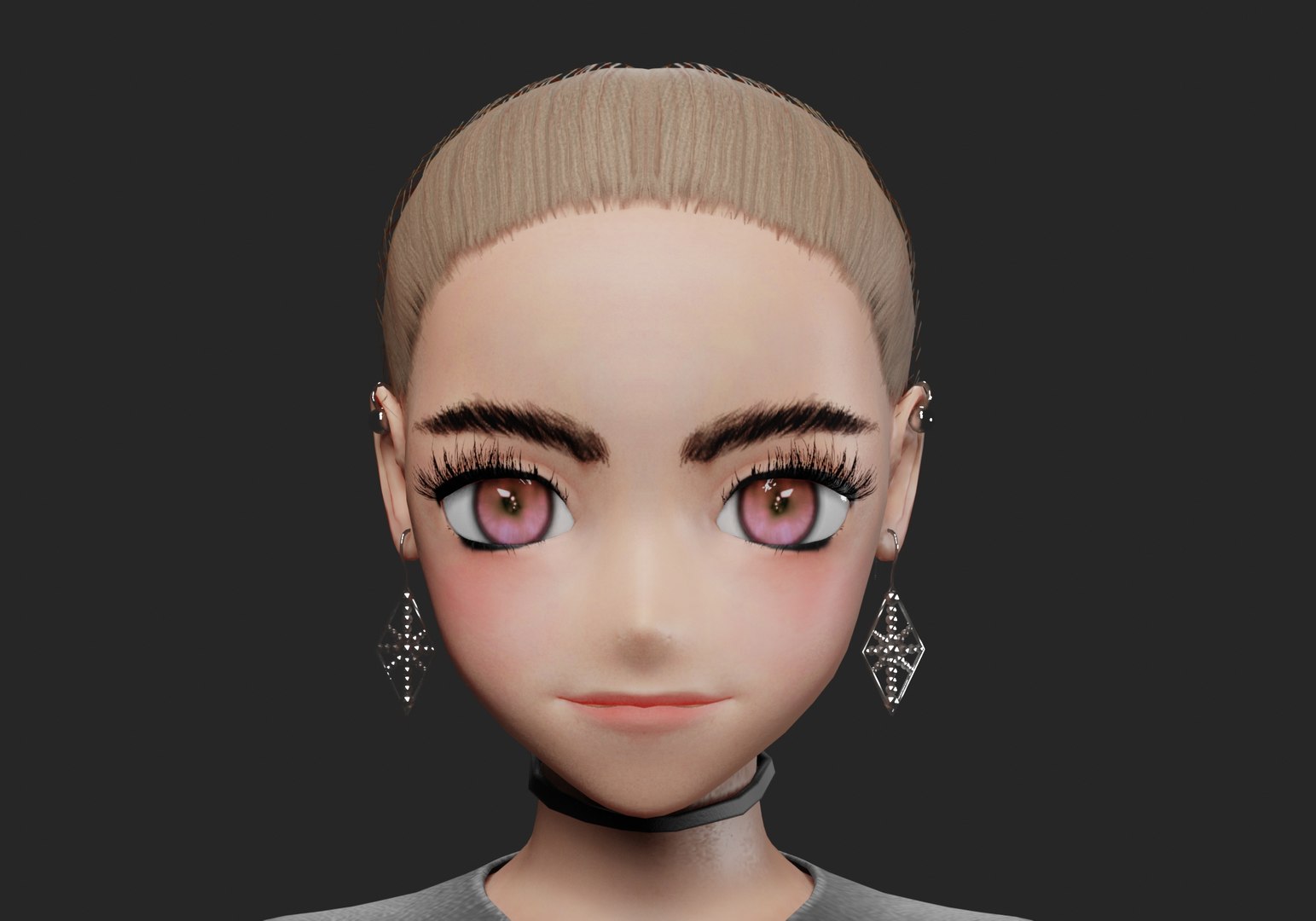Anime Basic Girl V23169 Model - TurboSquid 2272480