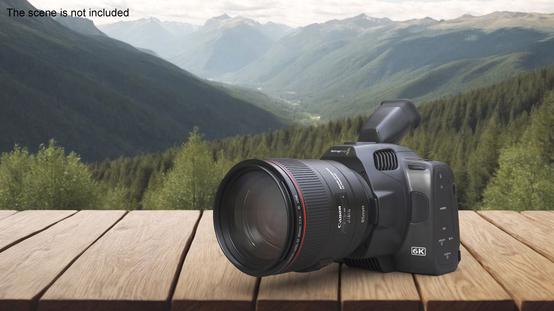 Cinema Camera Blackmagic Design 6K Pro With Lens 3D Model - TurboSquid ...