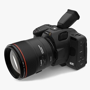Cinema Camera Blackmagic Design 6K Pro with Lens