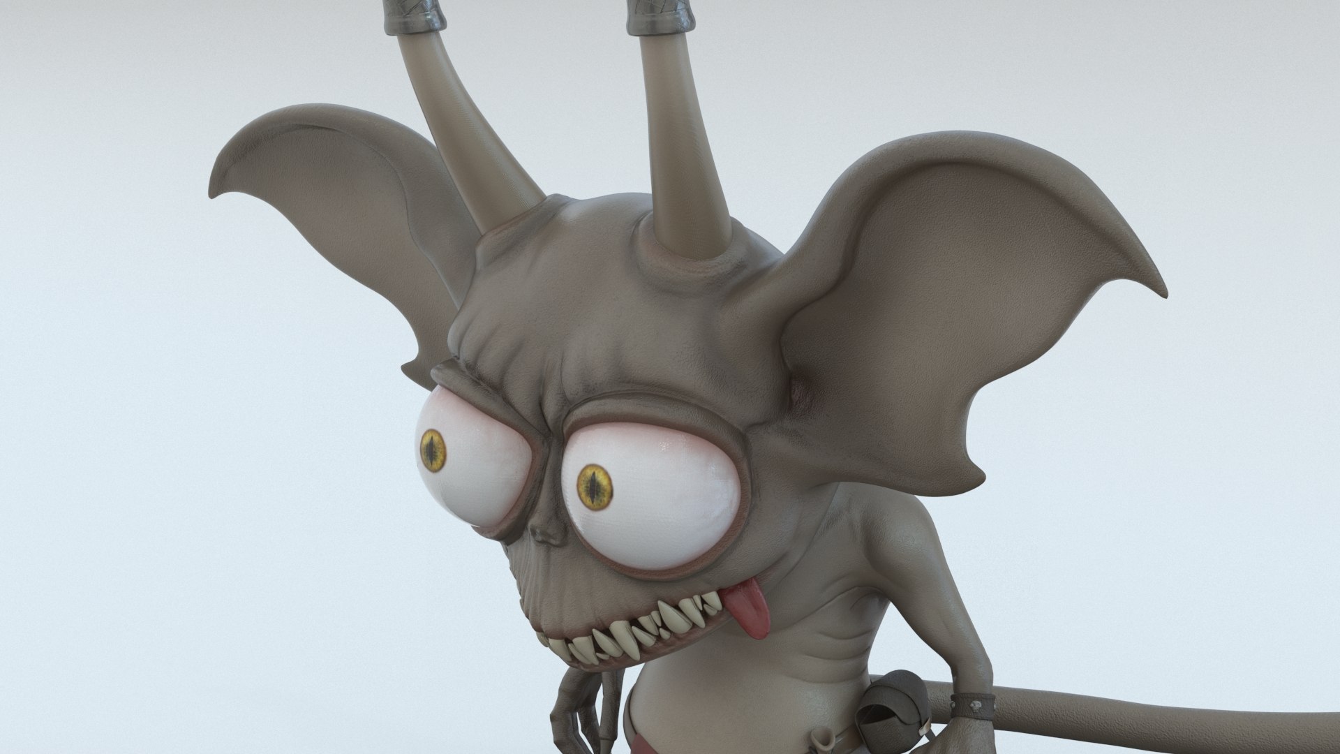 3D Monster Mouse - TurboSquid 2318401