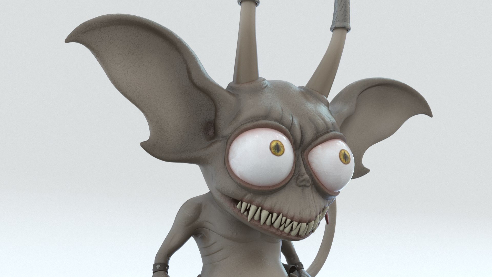 3D Monster Mouse - TurboSquid 2318401