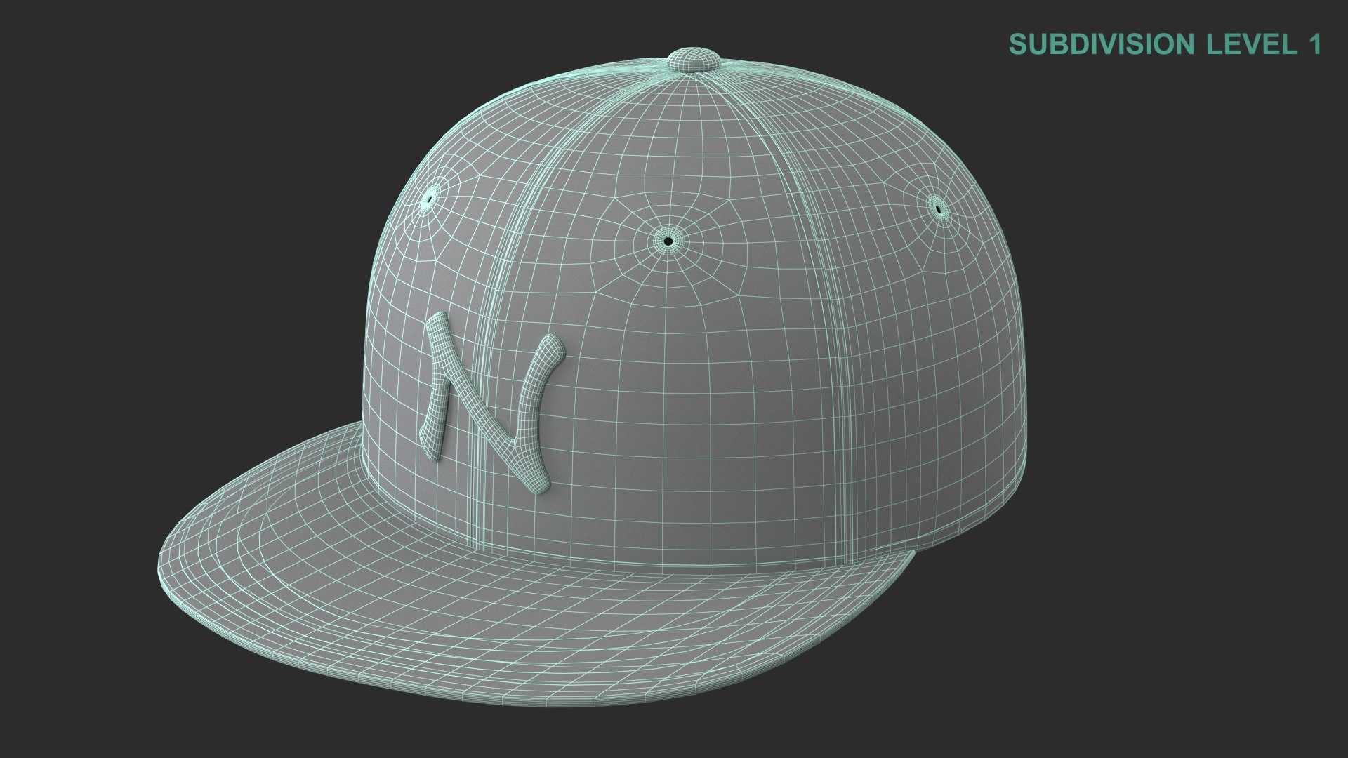 3D Baseball Hat https://p.turbosquid.com/ts-thumb/MZ/INRF3e/RH/wireframe0004/jpg/1639937364/1920x1080/fit_q87/331edc17f89240dd906f2f375219db8656783b99/wireframe0004.jpg