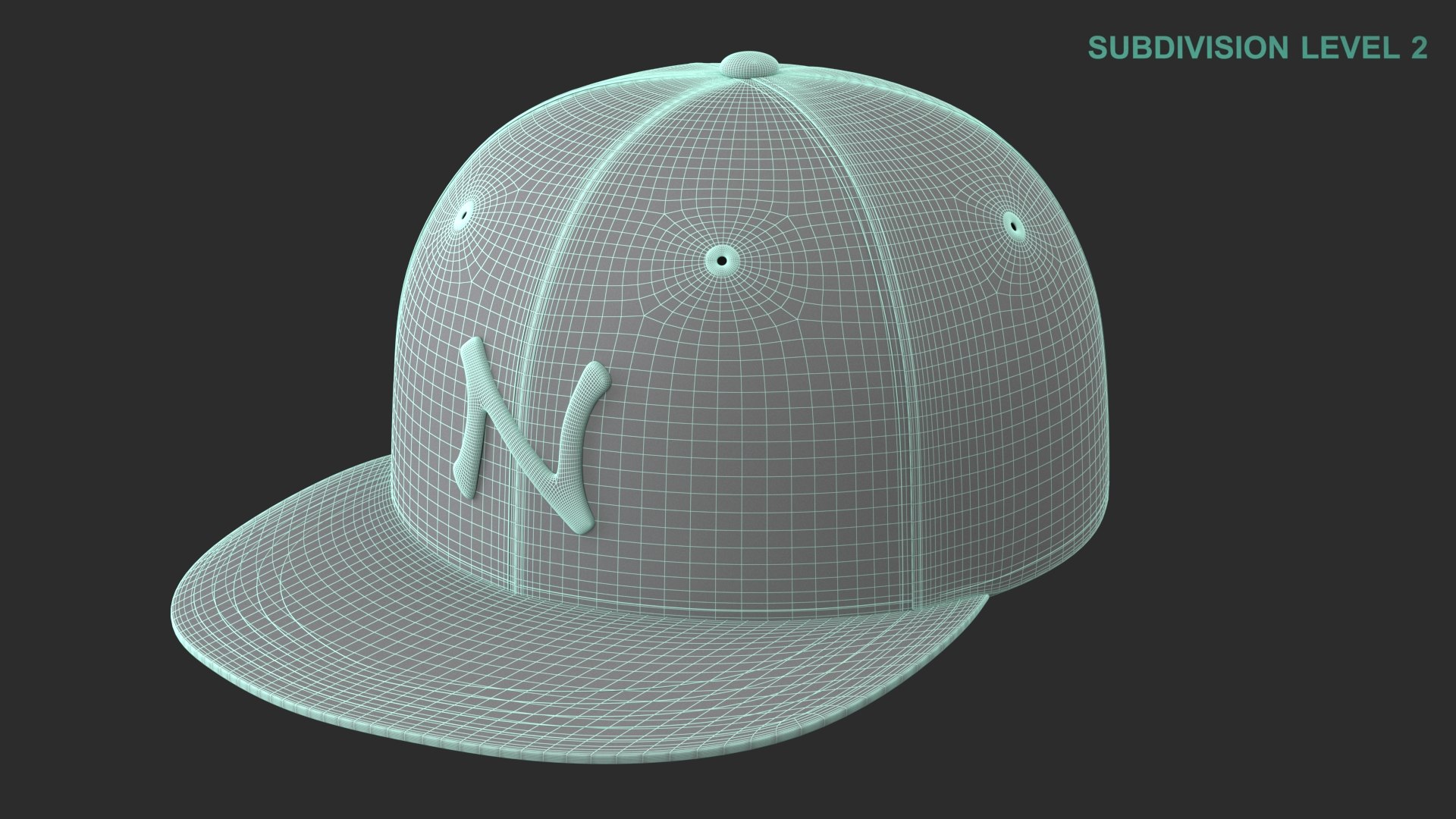 3D Baseball Hat https://p.turbosquid.com/ts-thumb/MZ/INRF3e/Wf/wireframe0001/jpg/1639937364/1920x1080/fit_q87/a5b938b8886d2bcd210b916a9a37bddf63539224/wireframe0001.jpg