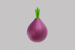 Onion Cartoon 3D model