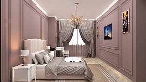 3D model interior design aytac bedroom
