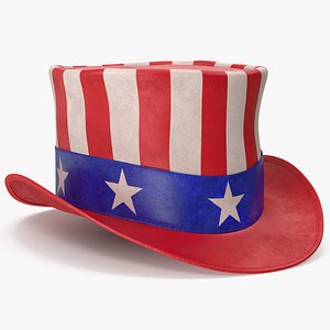 Uncle Sam Top Hat v 4 model