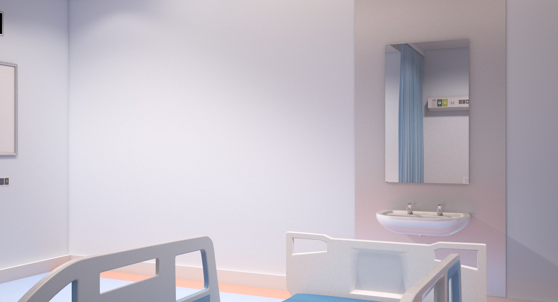 3D Hospital Ward Model - TurboSquid 1169723