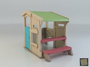 3d toy house camping step2