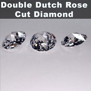 double dutch rose cut diamond 3ds