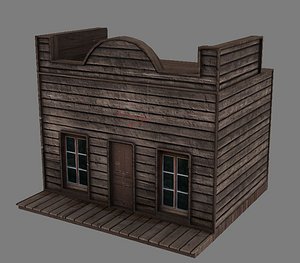 3dsmax ready western house