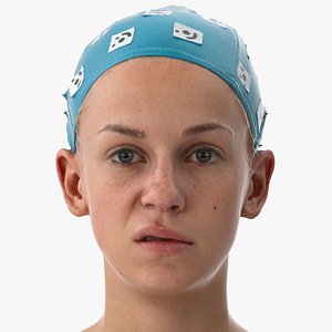 rhea human head upper 3D model