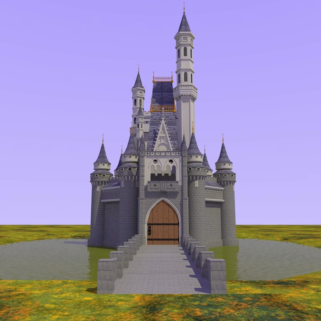 Castle Building C4d