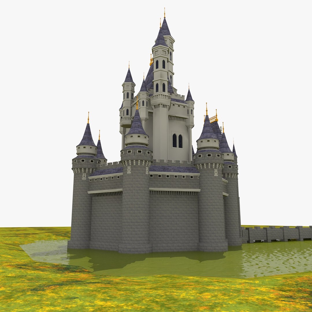 Castle Building C4d