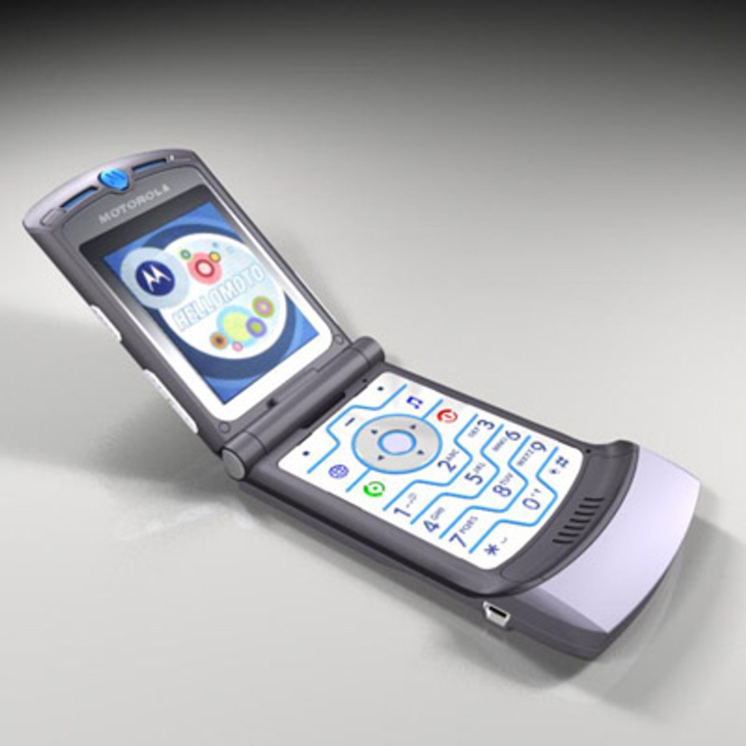 New Phone Motorola Razr 3d Model