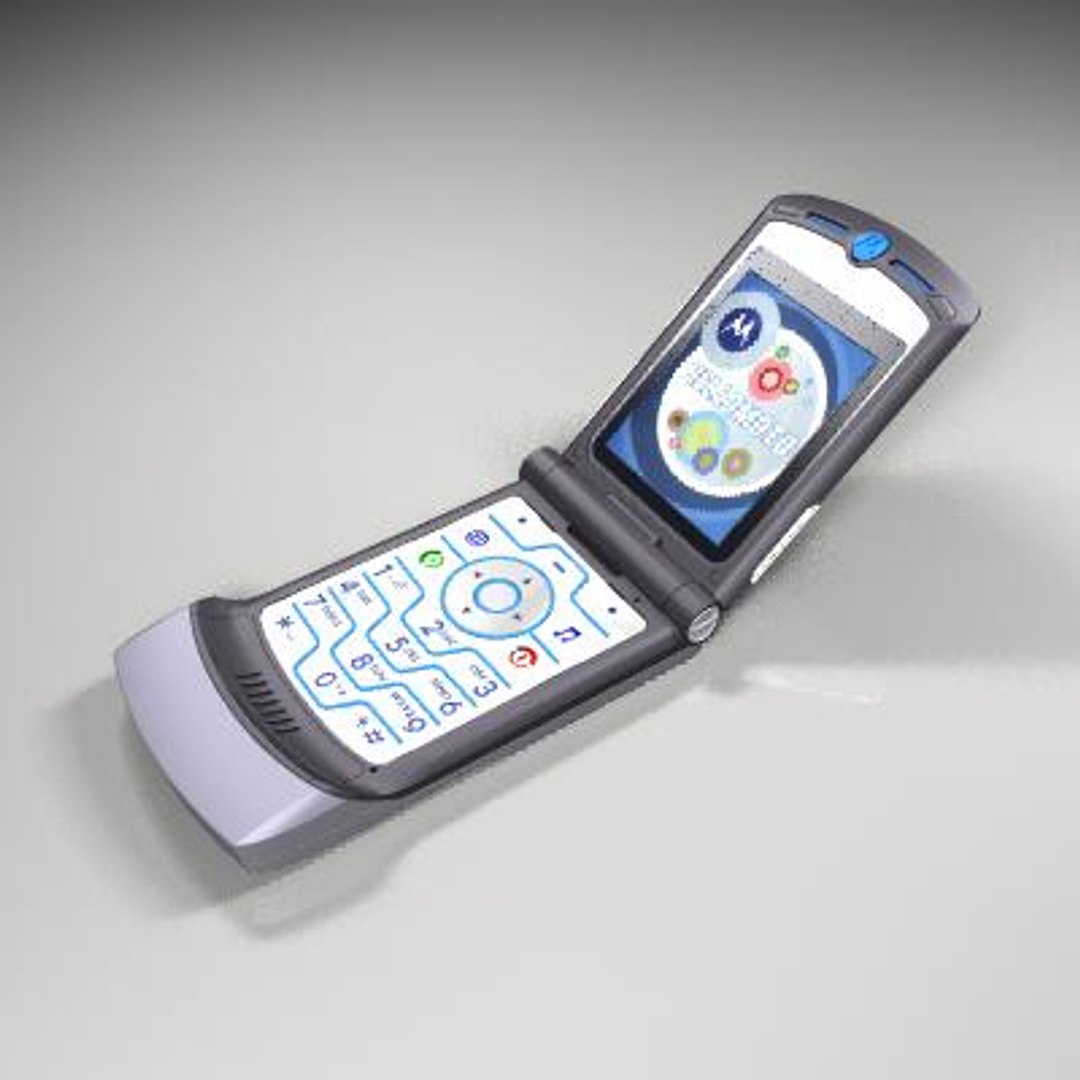 New Phone Motorola Razr 3d Model