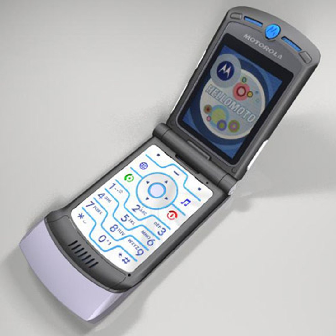 New Phone Motorola Razr 3d Model