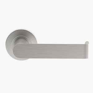 Compliant Satin Stainless Steel Door Handle 3D model