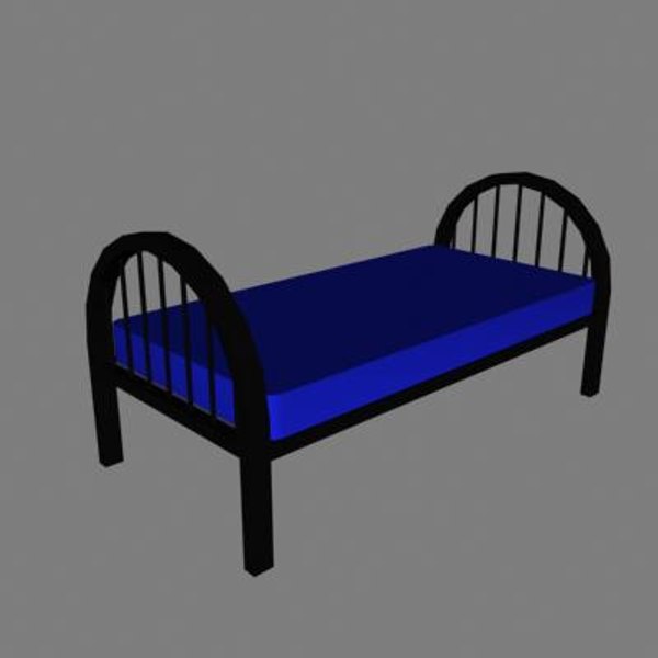 3d bed furniture model