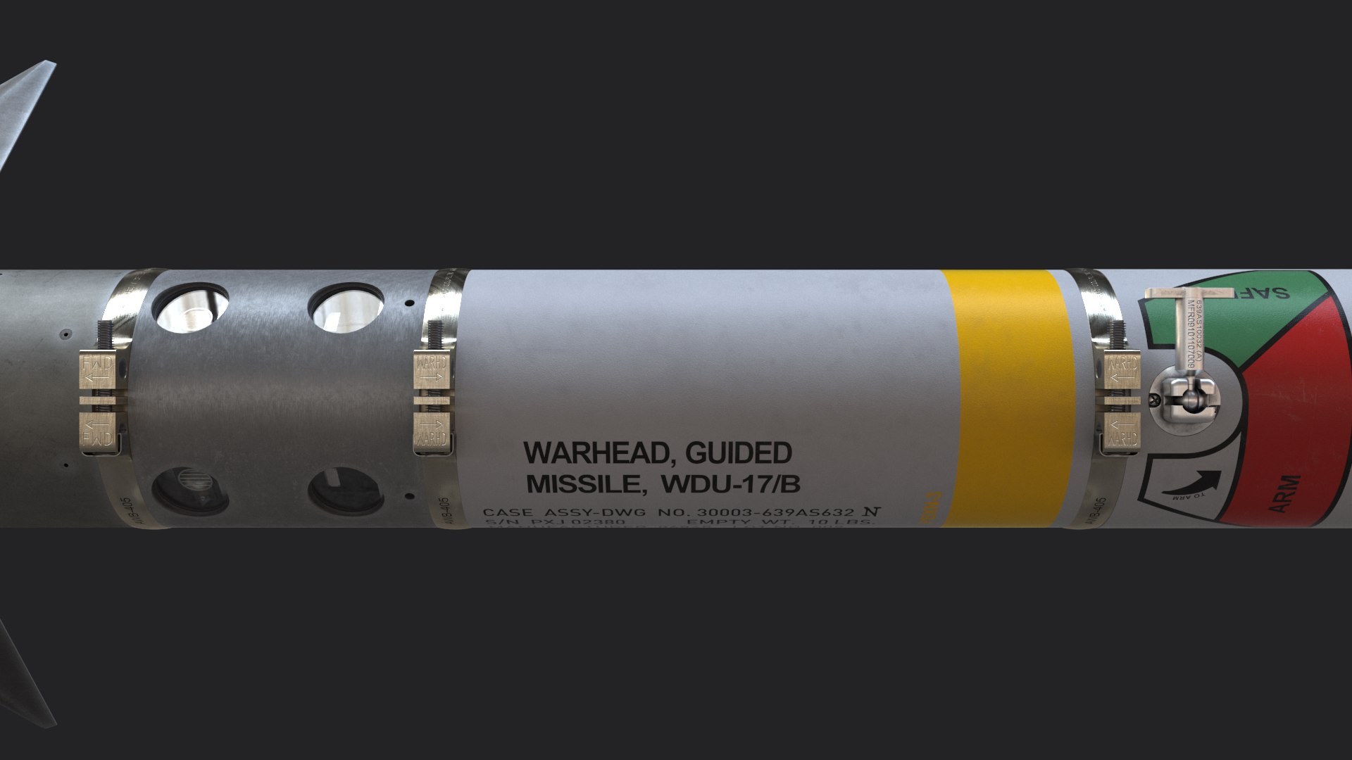 Dxf Aim-9m Sidewinder Missile