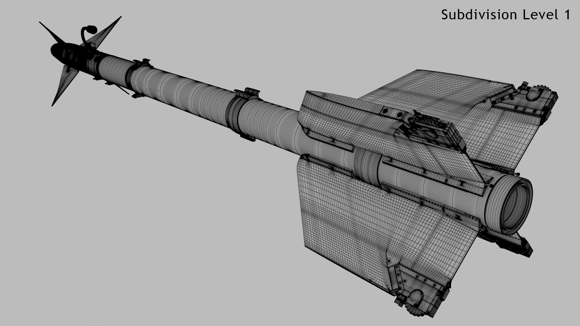 Dxf Aim-9m Sidewinder Missile