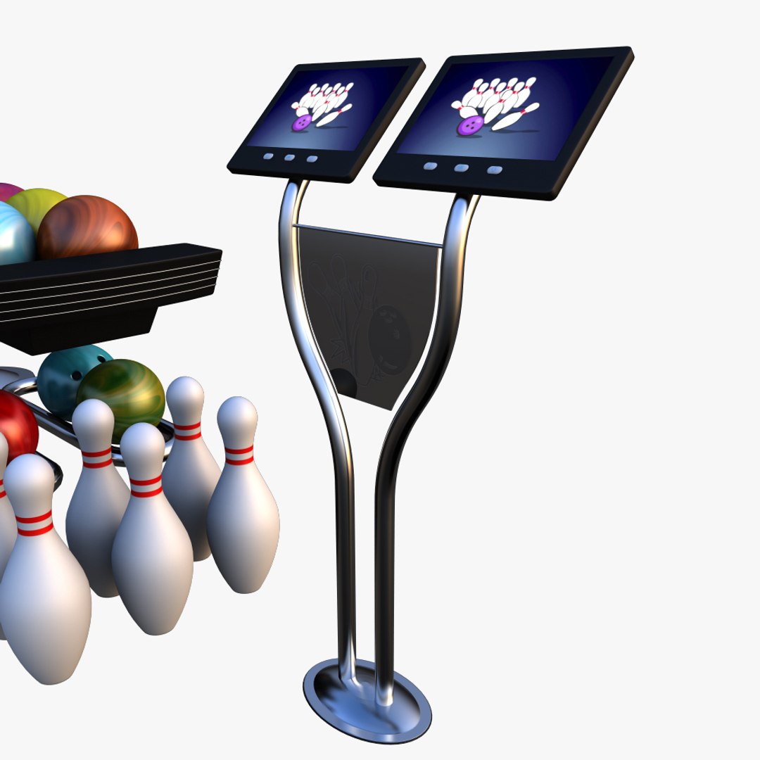 Bowling Equipments 3d Model