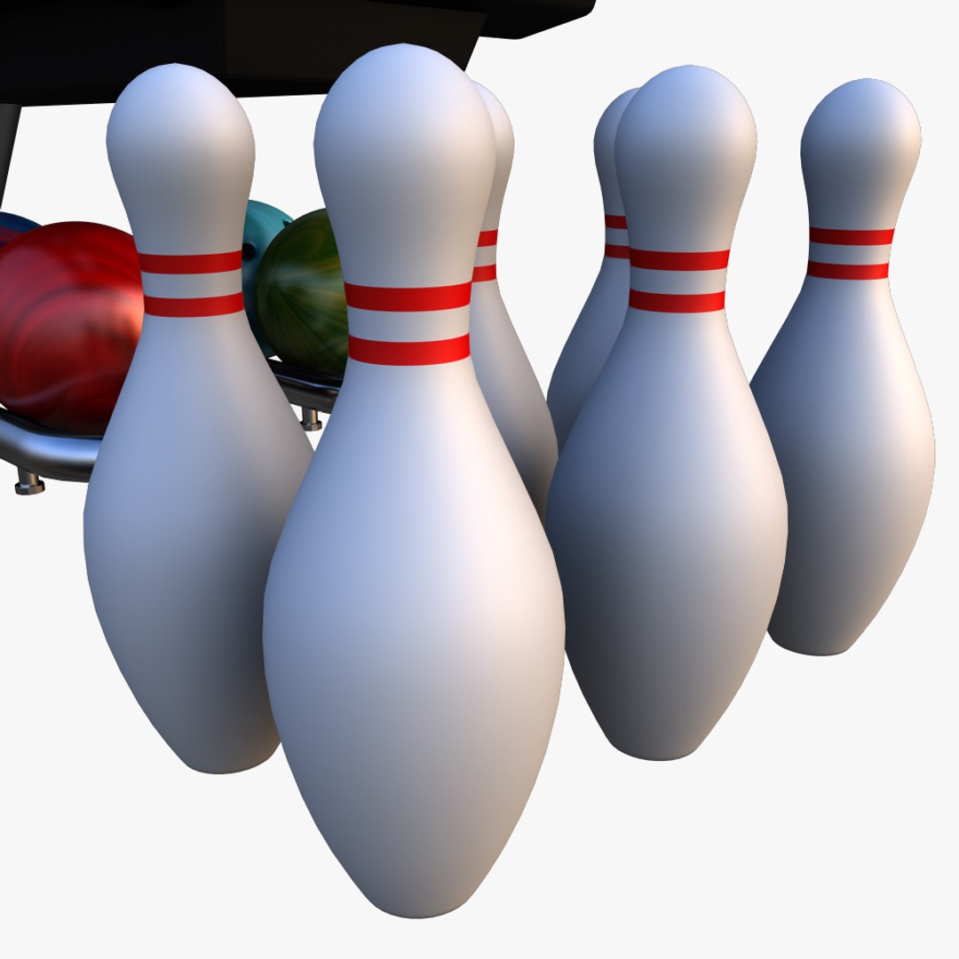 Bowling Equipments 3d Model