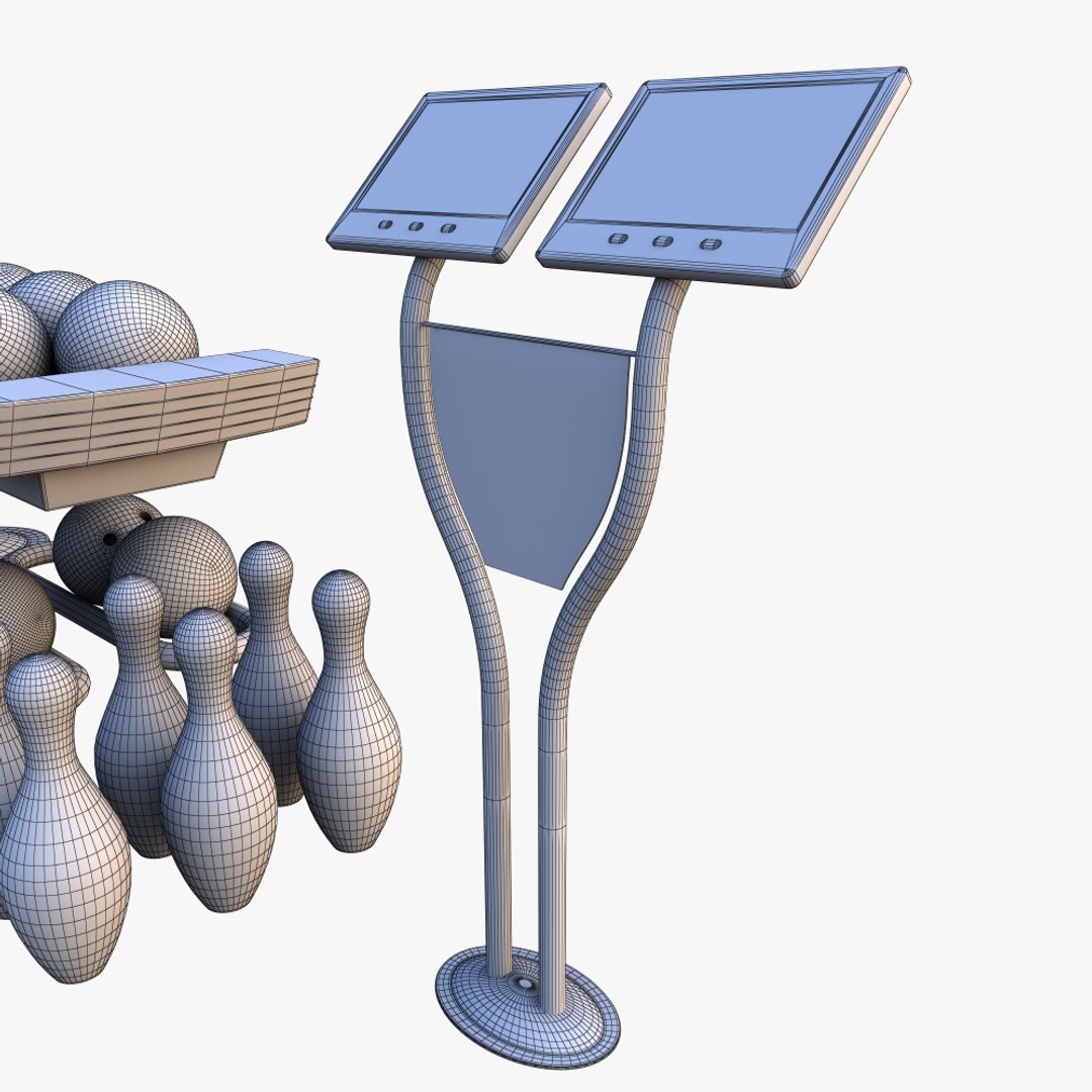Bowling Equipments 3d Model