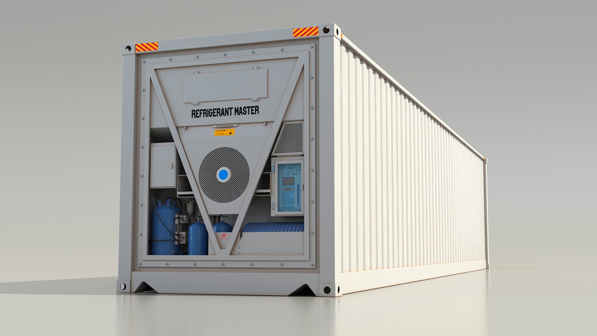 Shipping Container Refrigerator 3D Model - TurboSquid 2386954