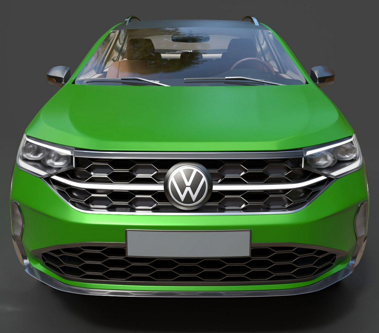 Volkswagen Taigo Crossover SUV - High-Poly 3D Model 3D Model ...