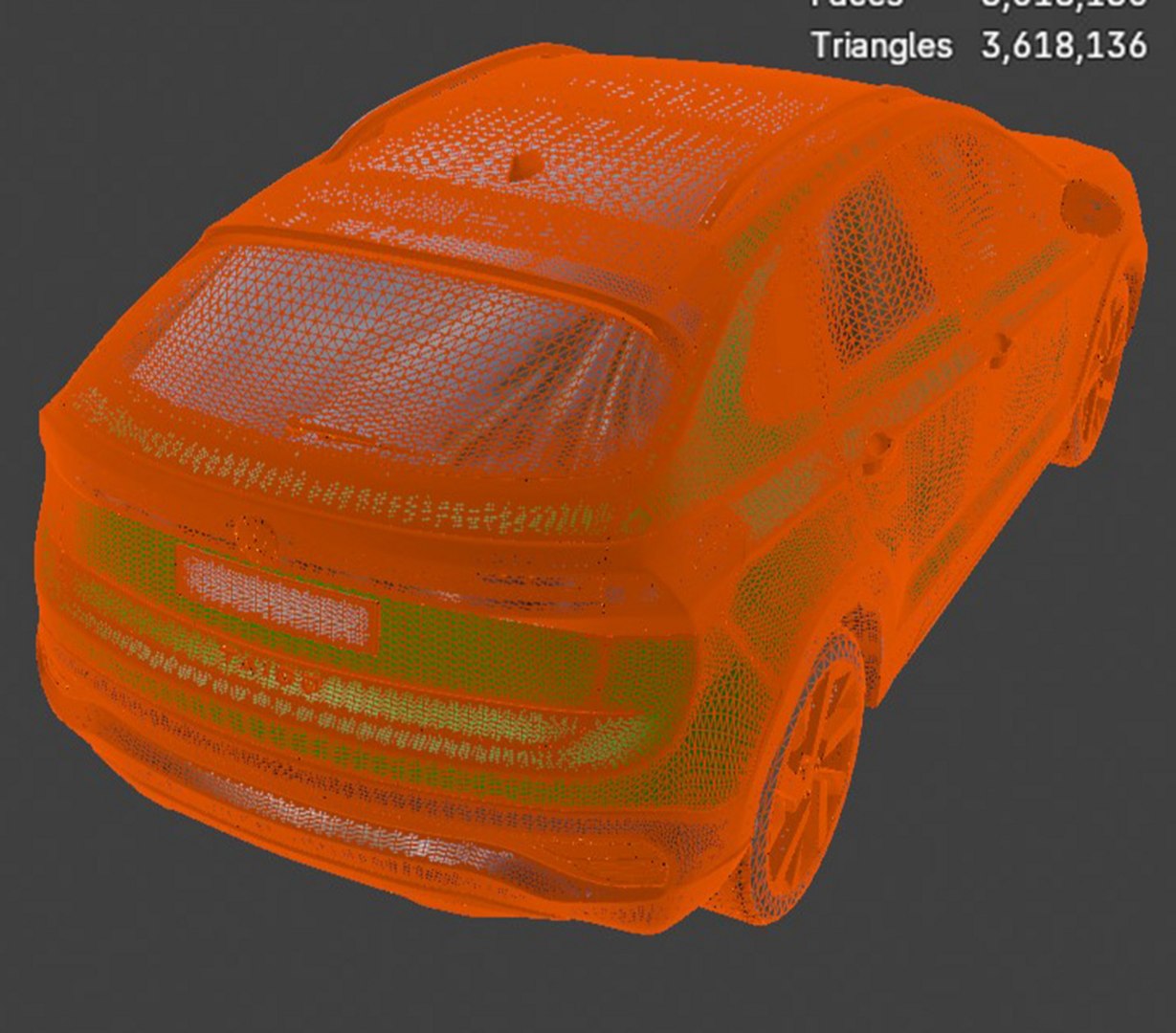 Volkswagen Taigo Crossover SUV - High-Poly 3D Model 3D Model ...
