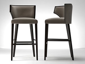 3D model villa barstool