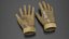 Tactical Military Gloves 3D model
