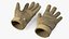 Tactical Military Gloves 3D model