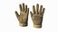 Tactical Military Gloves 3D model