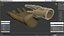 Tactical Military Gloves 3D model