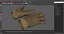Tactical Military Gloves 3D model