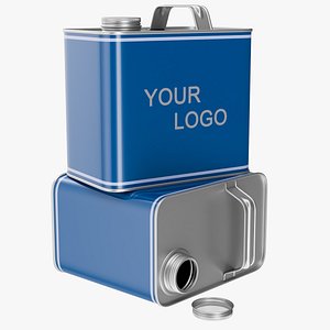 2 Litre Rectangular Tin