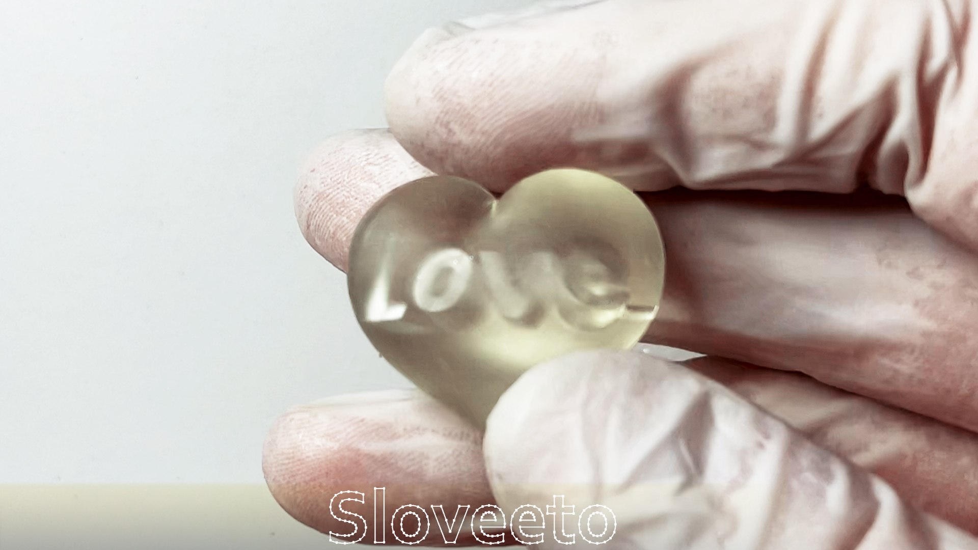 3D Transparent Heart With Inner Love Inscription For Valentines Day And ...