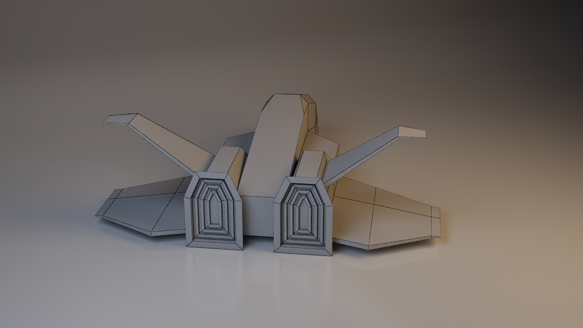 modelo 3d Nave espacial Low-poly Toy Low-poly Modelo 3D - TurboSquid ...