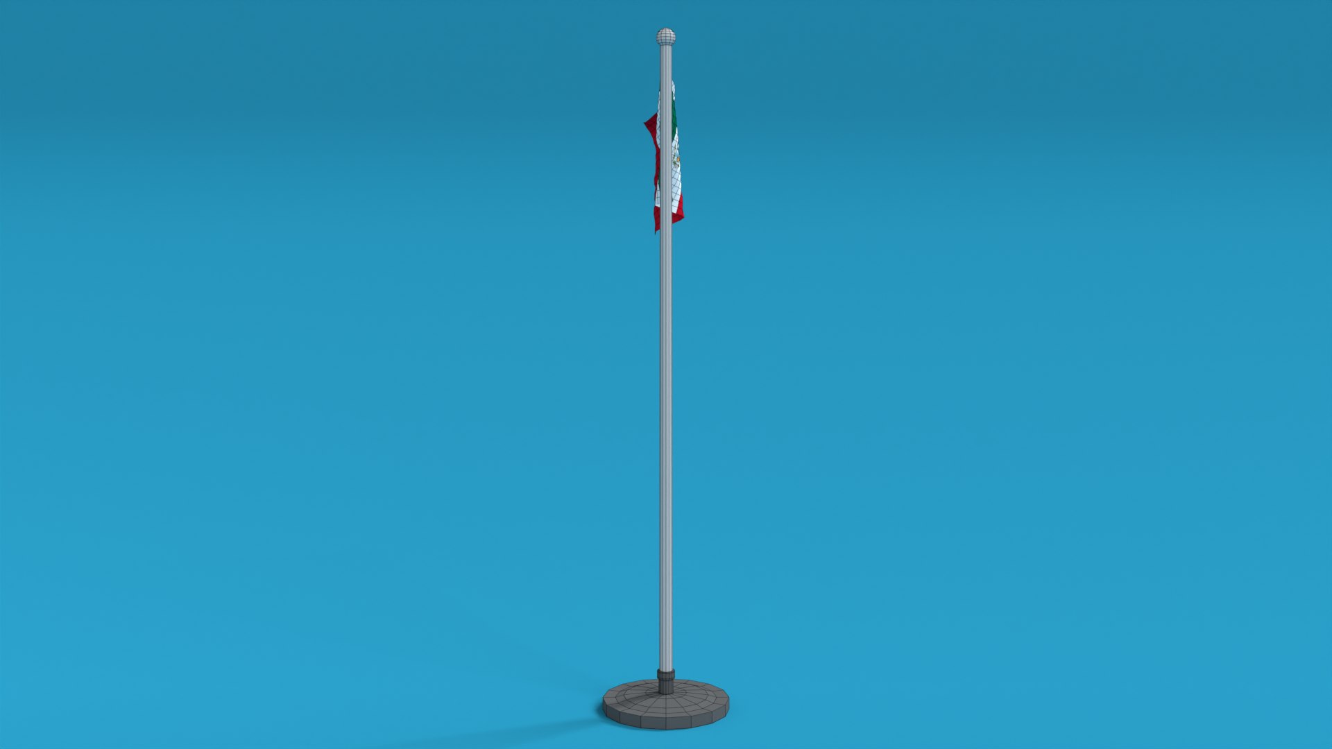 Low Poly Seamless Animated Mexico Flag 3D - TurboSquid 1845536