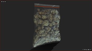 Large Weed Bag 3D model