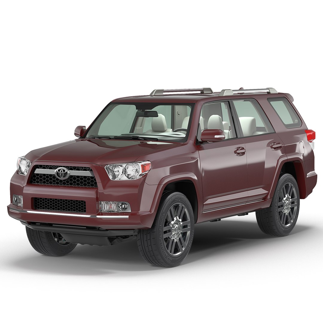 Toyota 4Runner 2012 Simple Interior 3D model preview