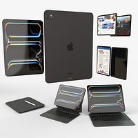 Apple iPad Pro 2024 in Black full Collection